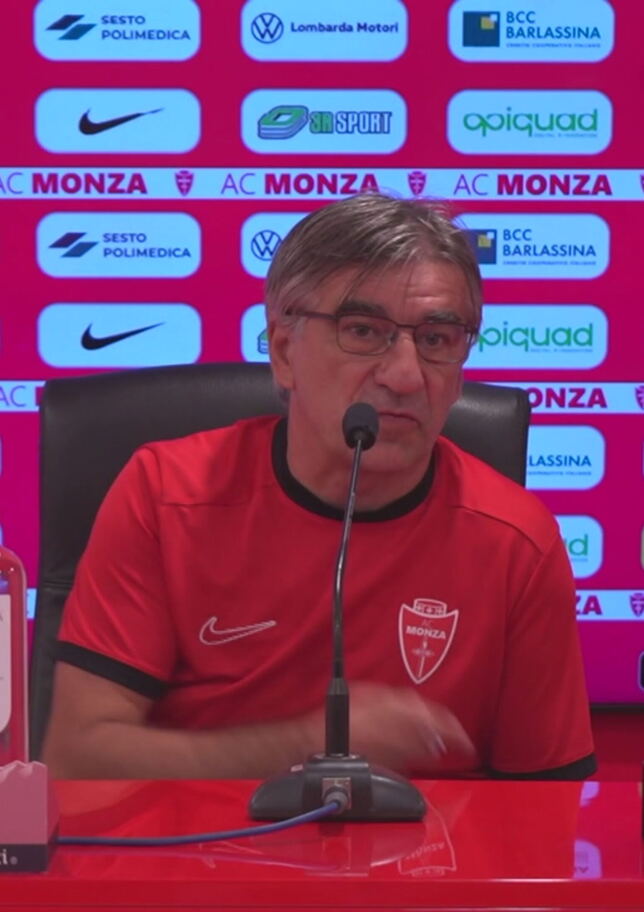 Juric: "Soddisfatto dal mio Monza, ma meritiamo più punti"
