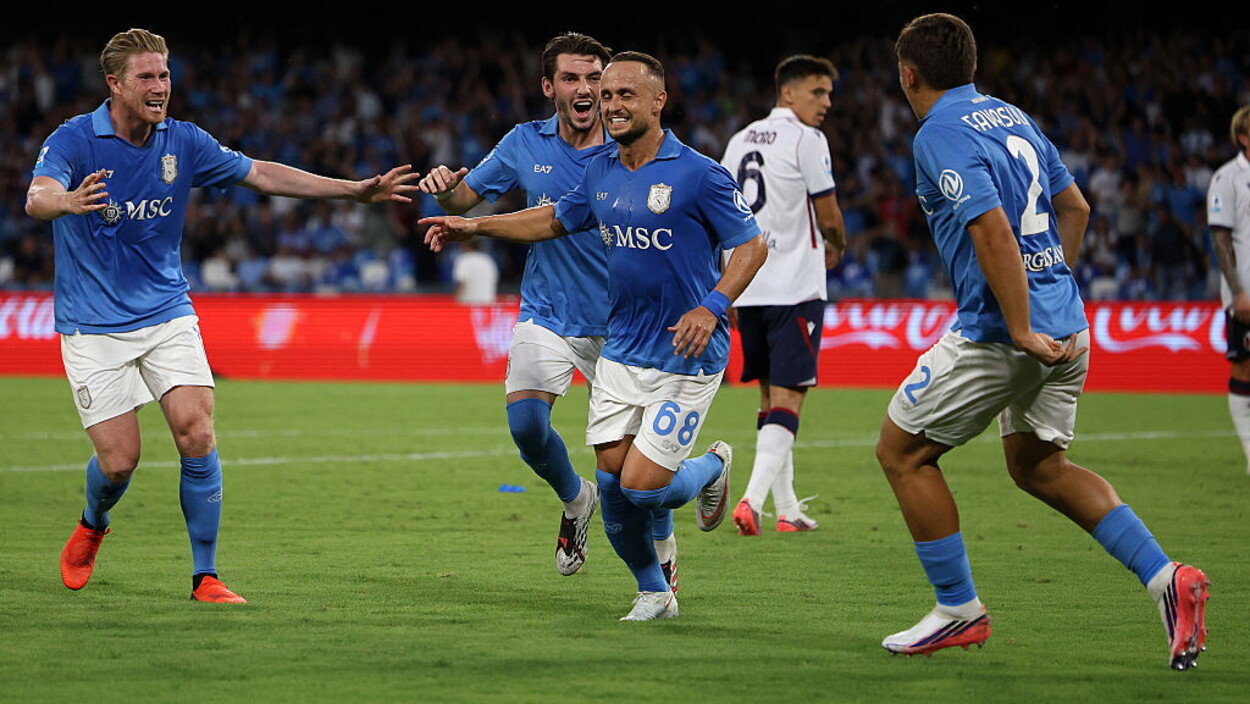 Napoli-Bologna, le foto del match: tre punti per la squadra di Allegri