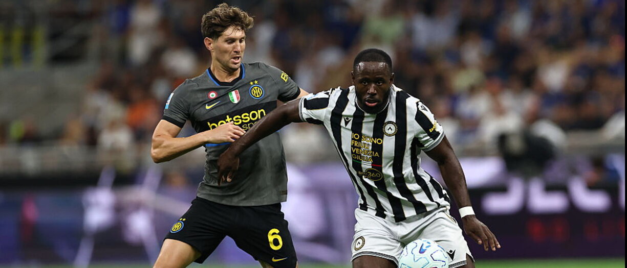 Inter, per Stones solo un'ora di gioco con l'Udinese: costretto a uscire per un problema fisico