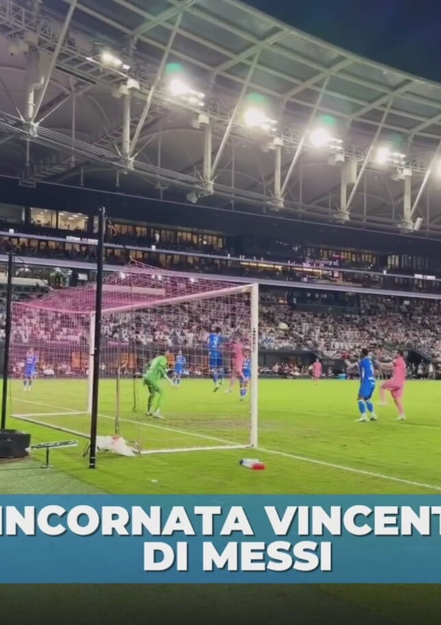 Messi, 100° gol con l'Inter Miami di testa: incornata vincente