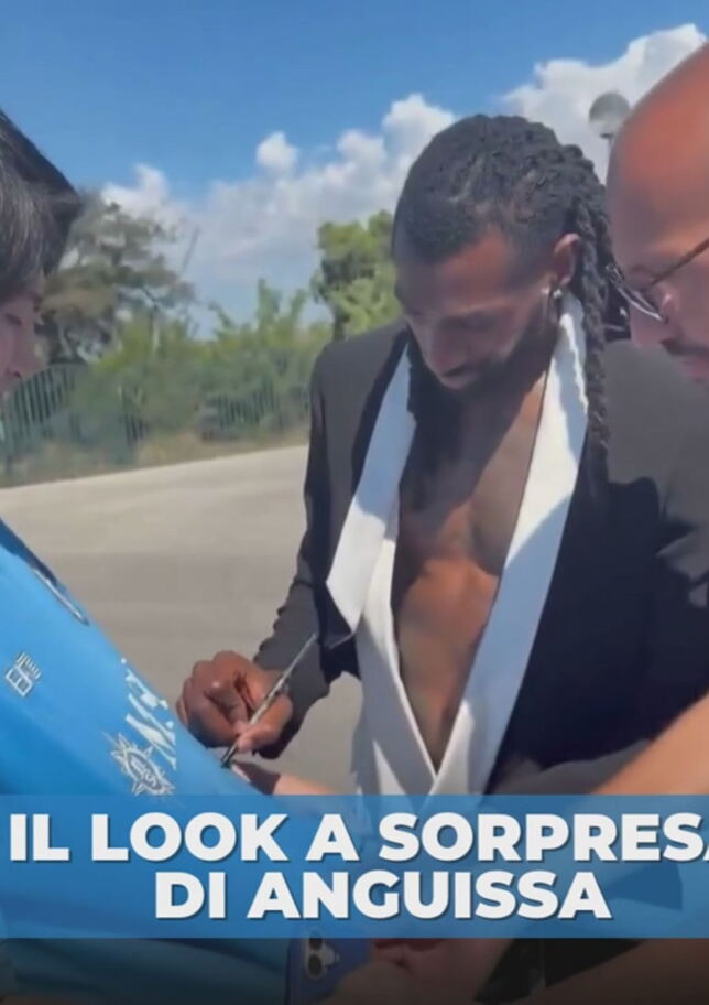 Anguissa "new style": si presenta così all'allenamento del Napoli