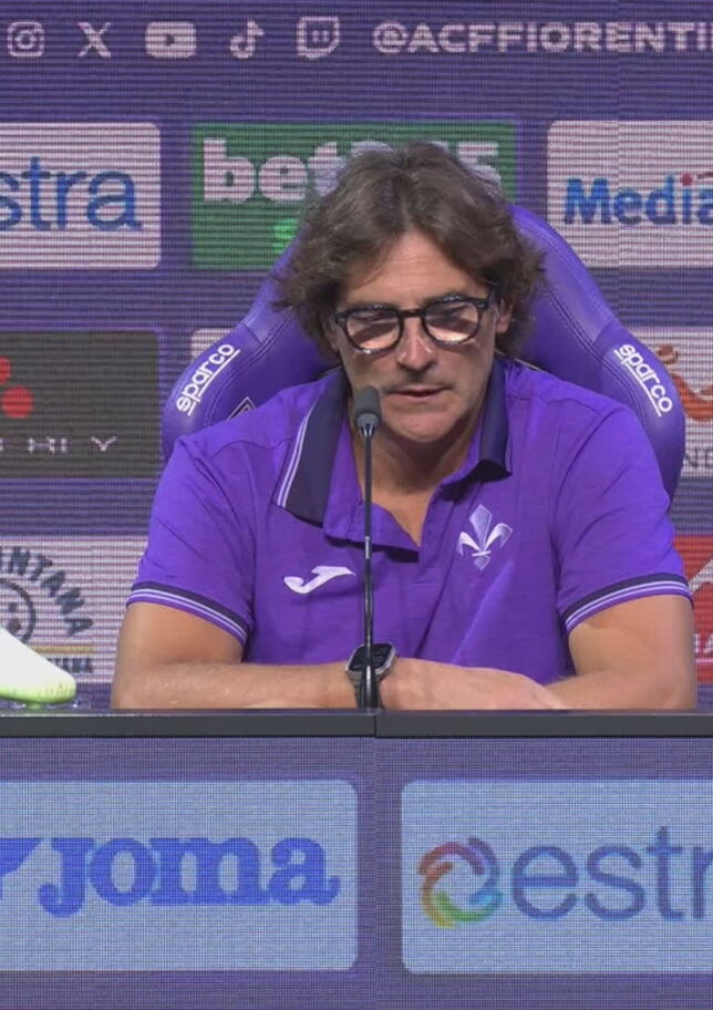 Fiorentina, Vanoli: "Col Napoli bella sfida da giocare senza paura"