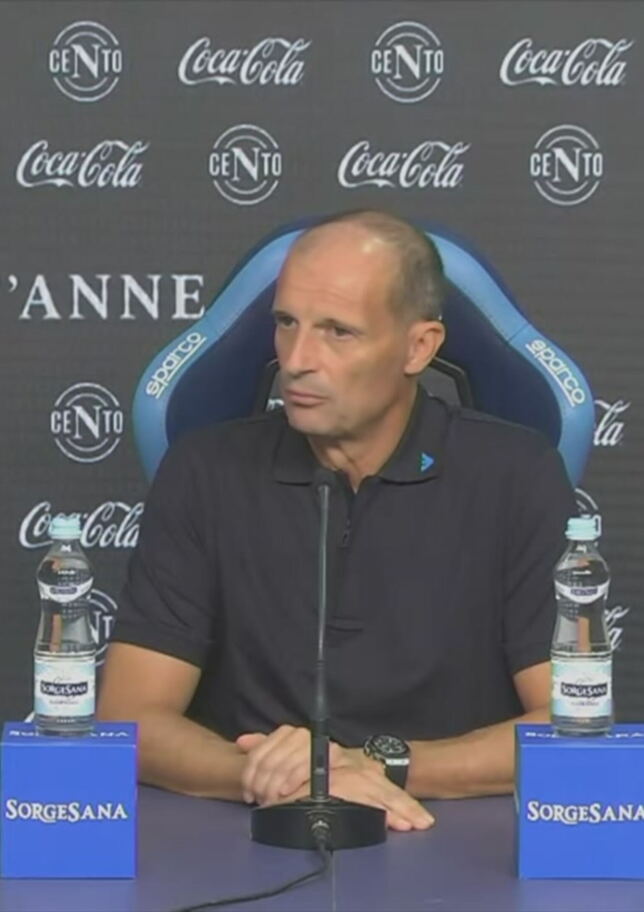 Allegri: "A Firenze è una delle 4-5 partite più importanti della stagione"