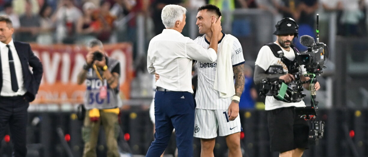 Roma-Inter, a fine partita abbraccio Gasp-Lautaro: cosa ha detto l'allenatore al Toro