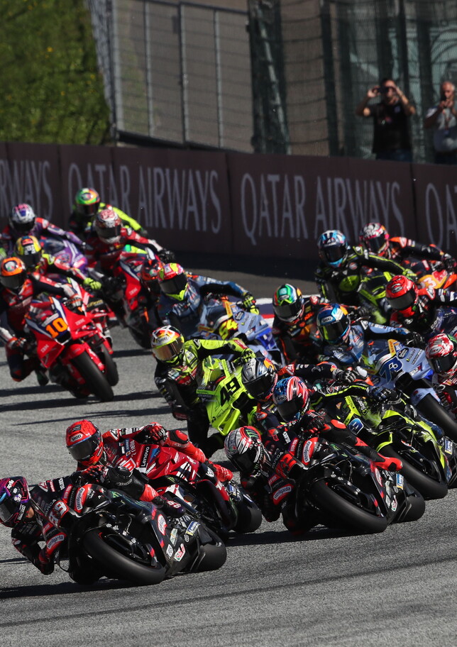 Finalmente Acosta a Spielberg, le Aprilia di Martin e Bezzecchi completano il podio