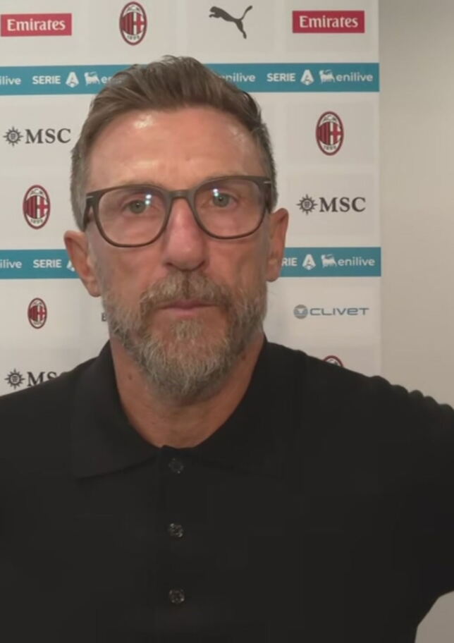 Di Francesco: "Serve più coraggio, Milan di alto livello"