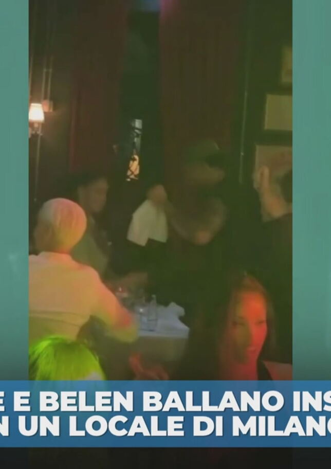 Okoye e Belen pizzicati insieme in un locale a Milano