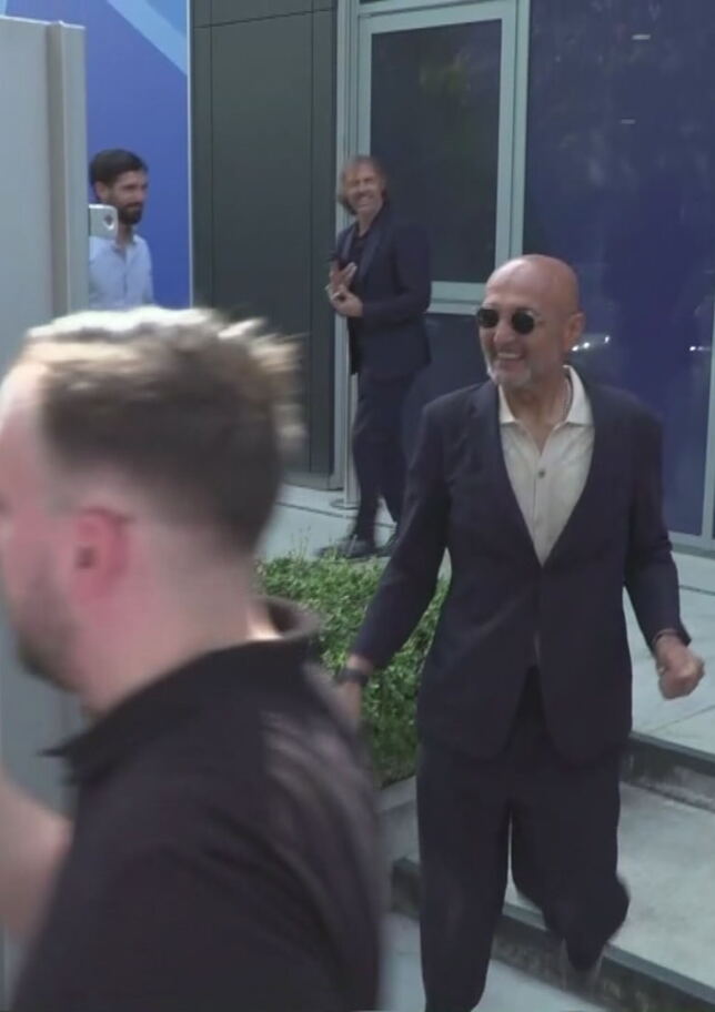 Spalletti, siparietto ai nostri microfoni: "Non essere cattivo"