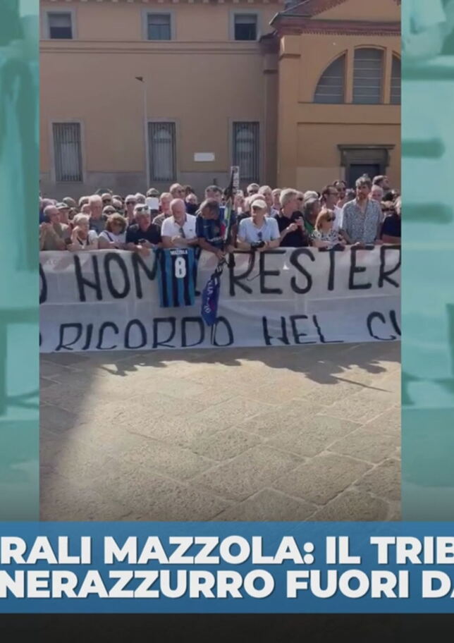 Funerale Mazzola, il tributo del popolo Inter