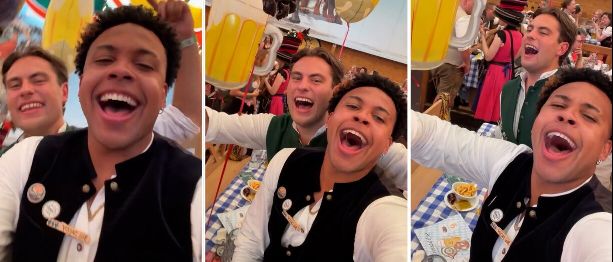 Juve, McKennie si gode la sosta all'Oktoberfest