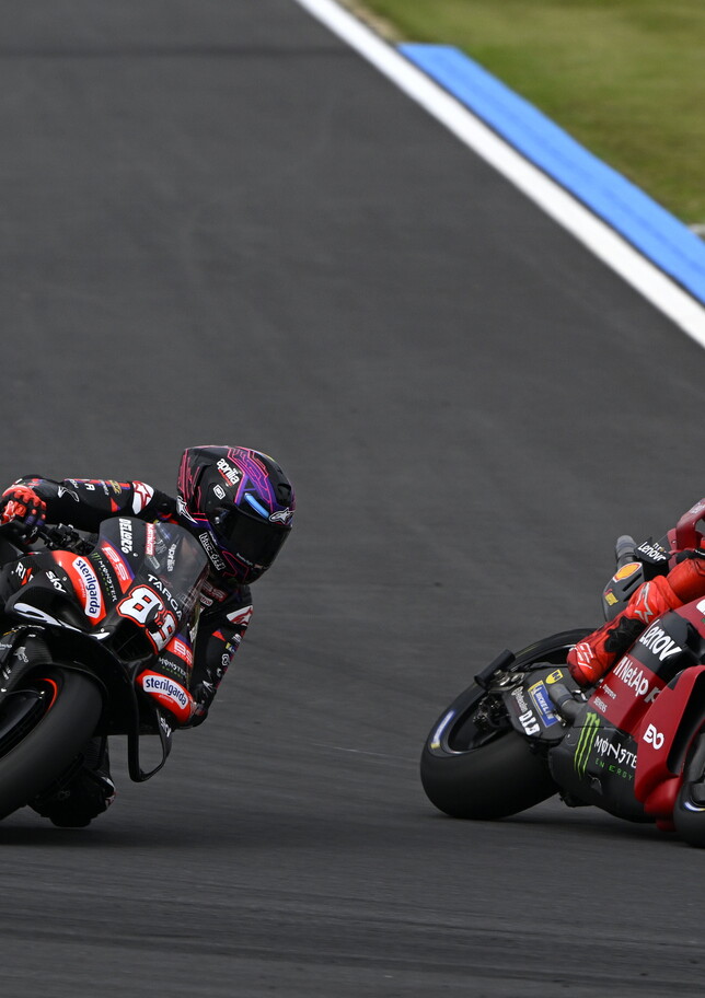 Marquez professore a Motegi, batte Martin e lo rimette nel mirino. Bezzecchi difende il podio da Bastianini