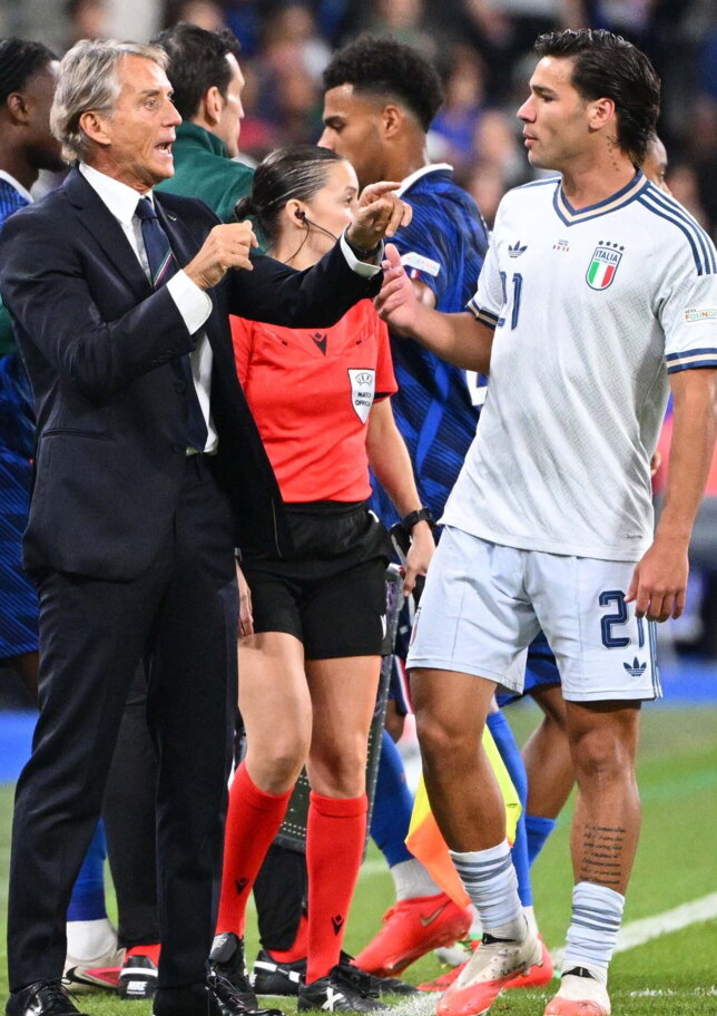Mancini lancia Vergara cambiando il ruolo di Allegri: "La nostra ala destra del futuro"