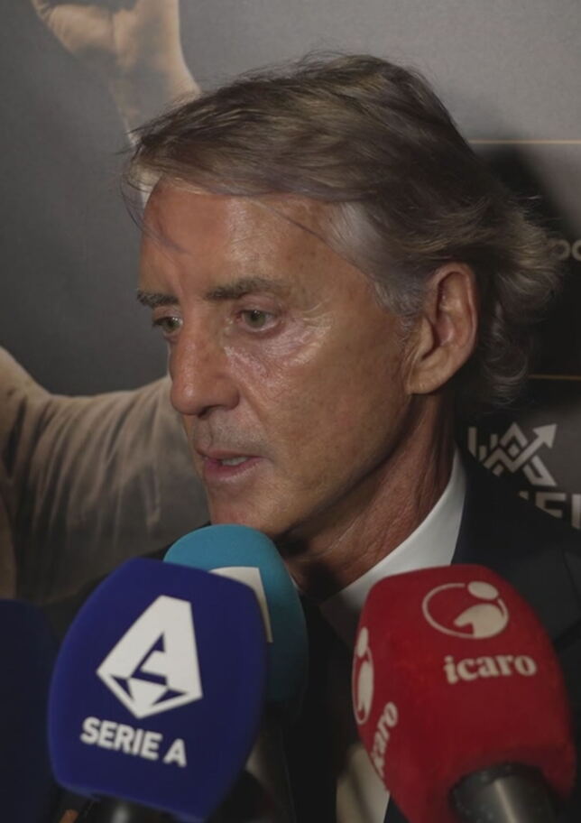 Mancini: "Malagò? Sono felice, mi sembra che vada bene a tutti"