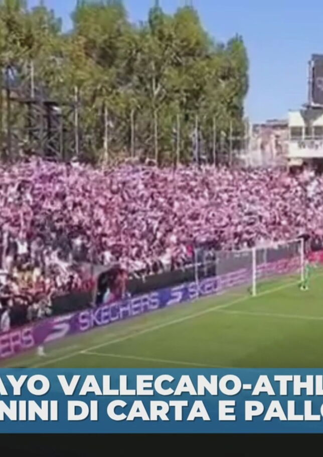 Aeroplanini di carta e palloni in campo: Rayo Vallecano-Athletic sospesa
