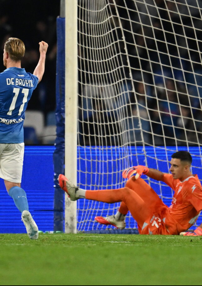 De Bruyne, luci al Maradona. Lang promosso, Luca può diventare un caso