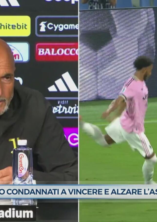 Spalletti: "Siamo condannati a vincere e alzare l'asticella"