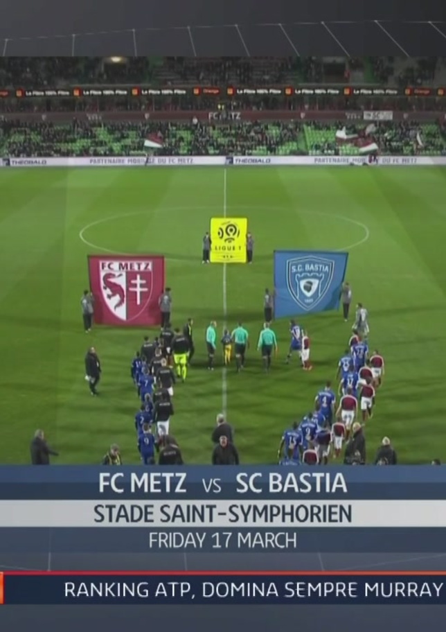 Fc Metz-SC Bastia 1-0