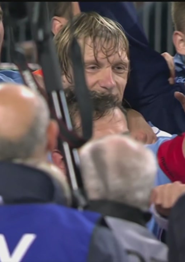 Lazio, una notte di gioia