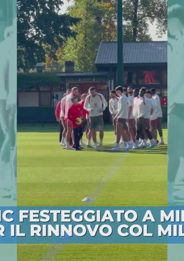 Pavlovic festeggiato per il rinnovo