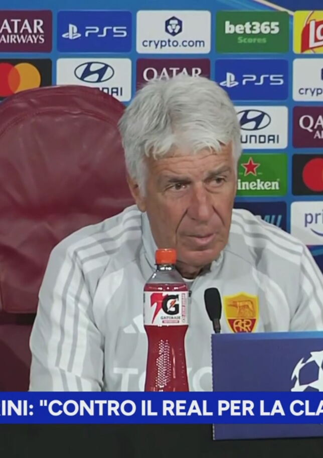 Gasperini: "Contro il Real per la classifica"