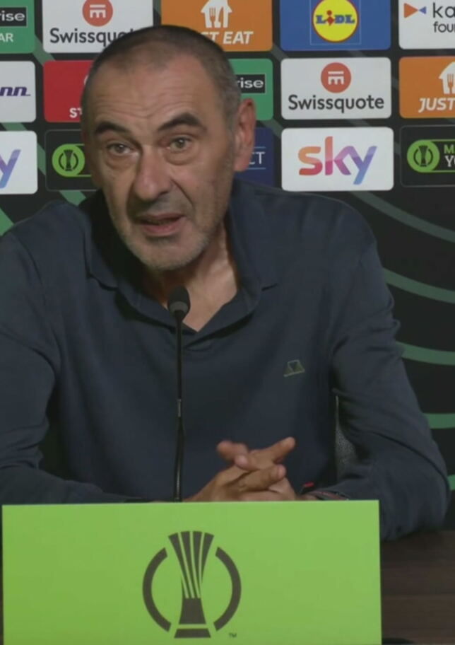 Sarri: "Carnesecchi? Non gli perdono nulla"