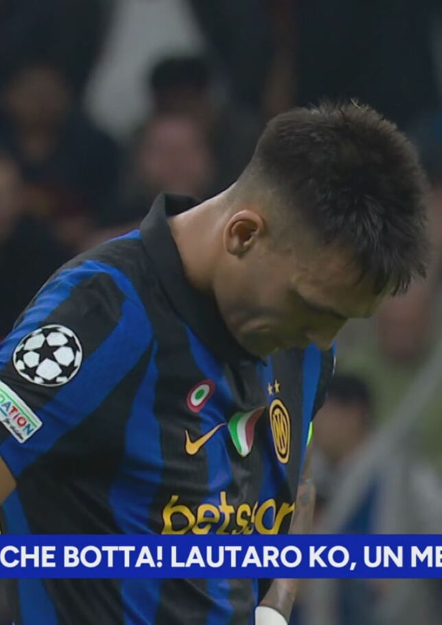 Inter che botta! Lautaro ko, un mese out