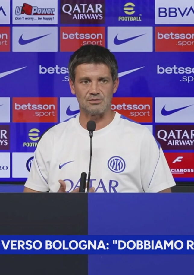 Chivu: "Non dobbiamo piangerci addosso. Bologna squadra organizzata."