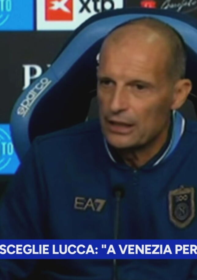 Allegri sceglie Lucca, tifosi perplessi: la reazione di De Laurentiis. Manna osserva