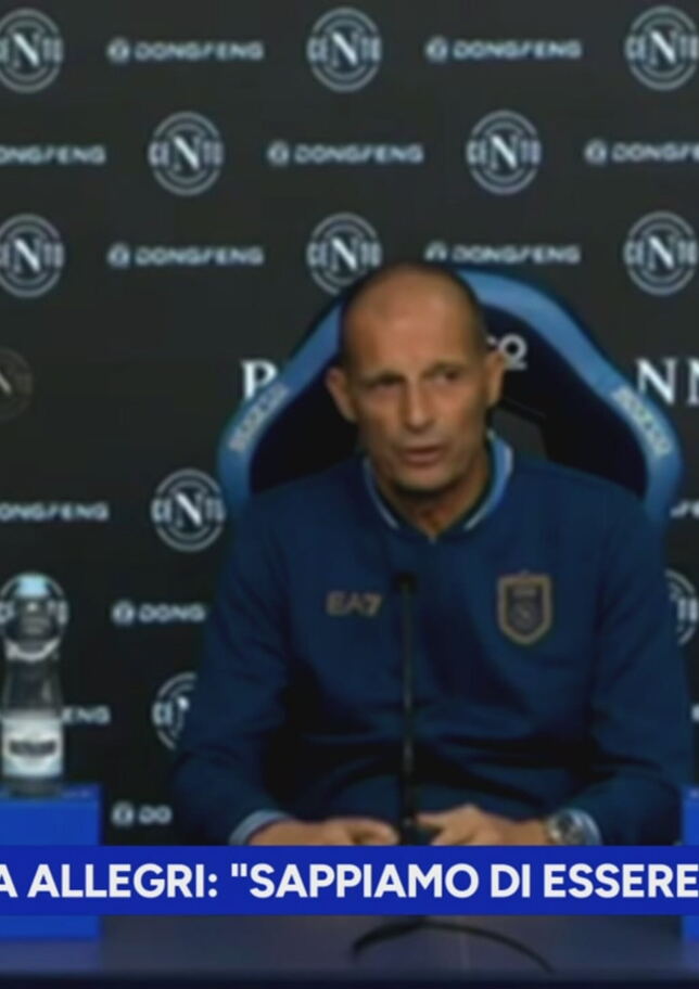 Parla Allegri: "Sappiamo di essere forti"
