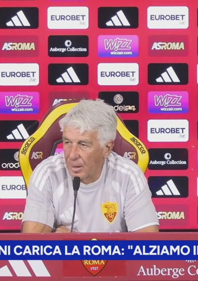 Gasperini carica la Roma: "Alziamo il livello"