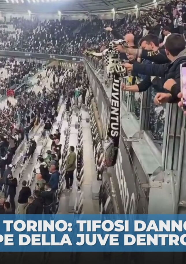 Juve: i tifosi bruciano le sciarpe