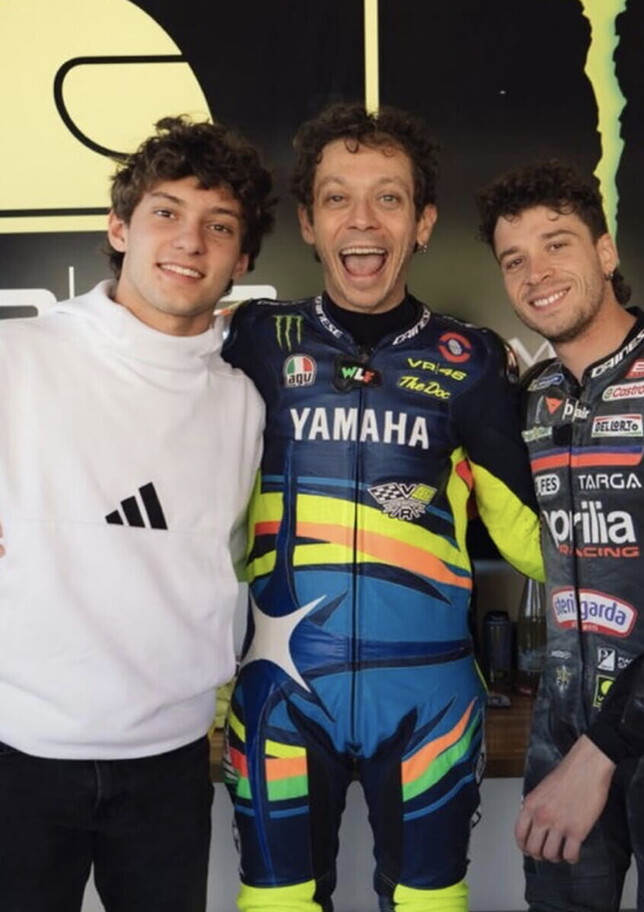 Vale Rossi: "Kimi è un sogno, mai un italiano così forte in F1. Per Bez è difficile, ma il più veloce è lui"