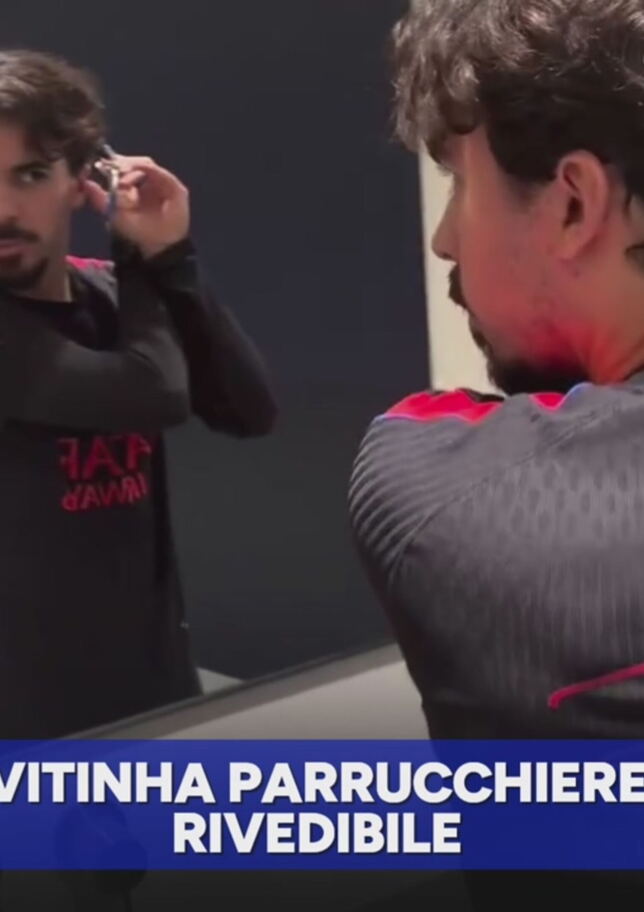 Vitinha fenomeno in campo ma parrucchiere pessimo: si dà un taglio