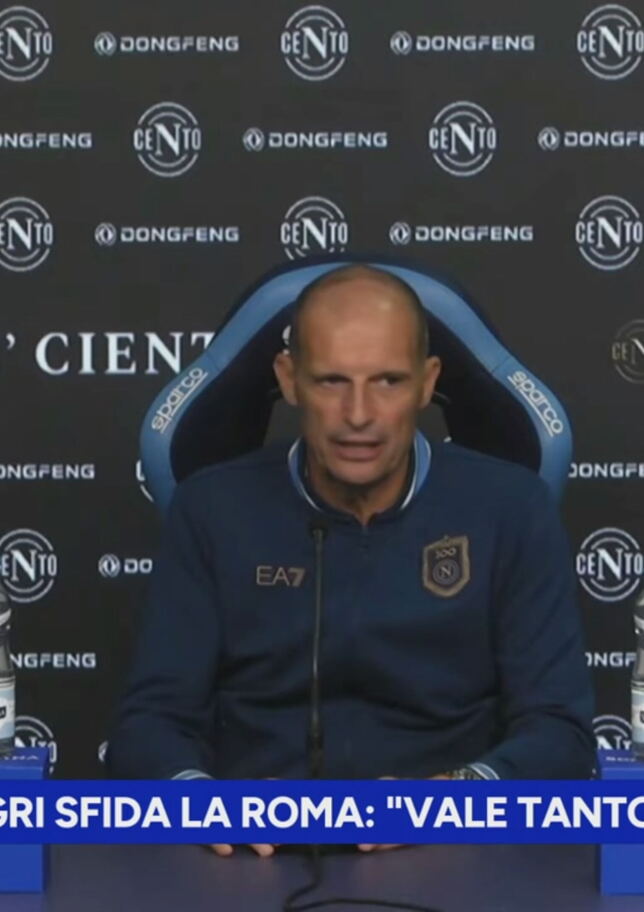Allegri sfida la Roma: "Vale tanto, ma..."