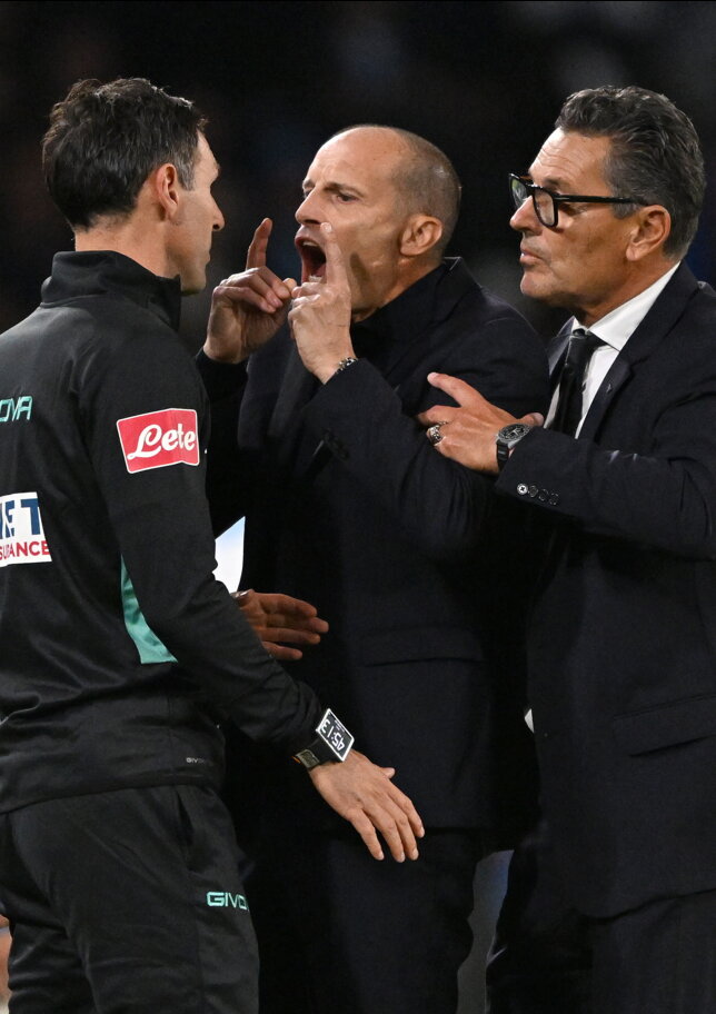 Giudice Sportivo, due giornate di squalifica ad Allegri: "Espressioni gravemente irrispettose"