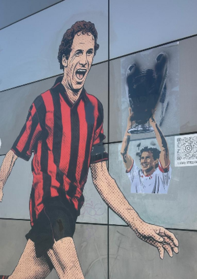 "Clamoroso e vergognoso": Pellegatti denuncia un altro oltraggio al murales di Baresi VIDEO