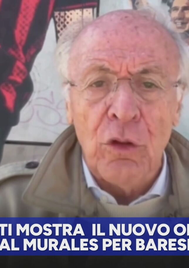 FOTO MN - Casa Milan, rovinato nuovamente il murale dedicato a Franco Baresi