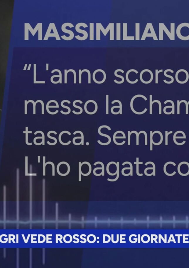 Napoli, due giornate di squalifica per Allegri