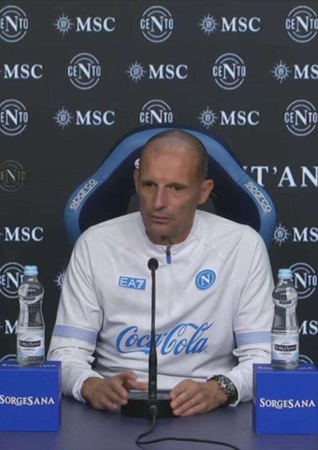 Allegri su Gasperini: "Non l'ho neanche sentito, conta la classifica che dobbiamo migliorare"