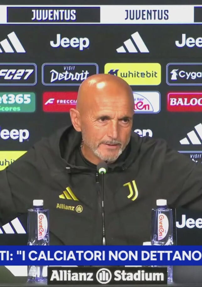 Spalletti: "I calciatori non dettano i moduli"