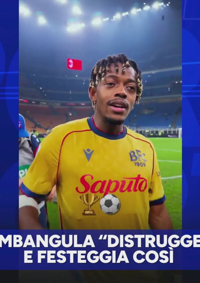 Mbangula: tripletta e ringraziamenti