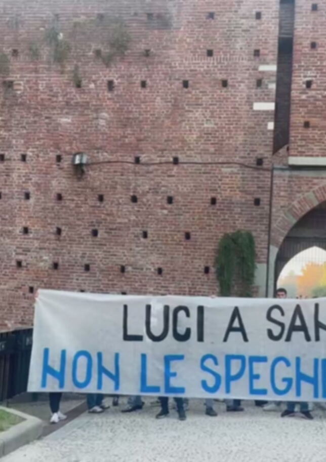 La protesta dei tifosi dell'Inter: "Luci a San Siro, non le spegnerete mai"