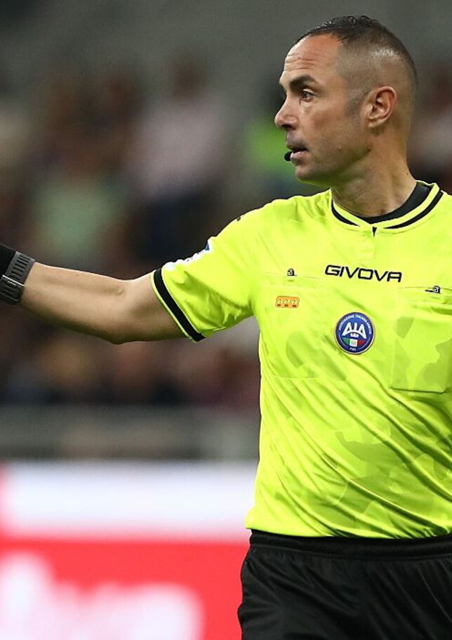 Gli arbitri della decima giornata: Guida per Milan-Inter, Juve-Napoli a Sozza